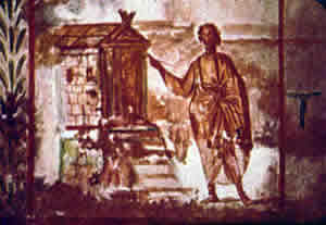 The raising of Lazarus.